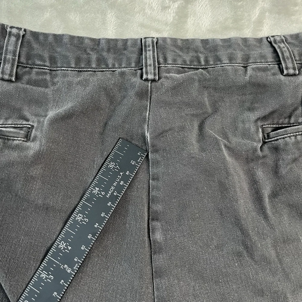 Polo Ralph Lauren Andrew Pant Chino Pants Mens 35x30 Gray Pleated Relaxed Cotton